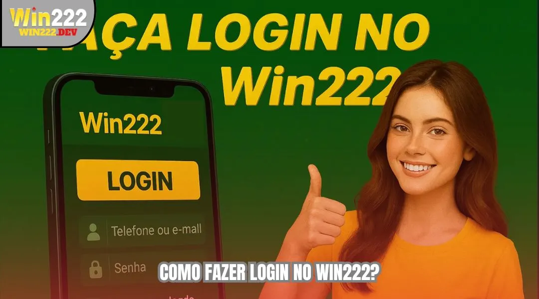 Como fazer login no win222