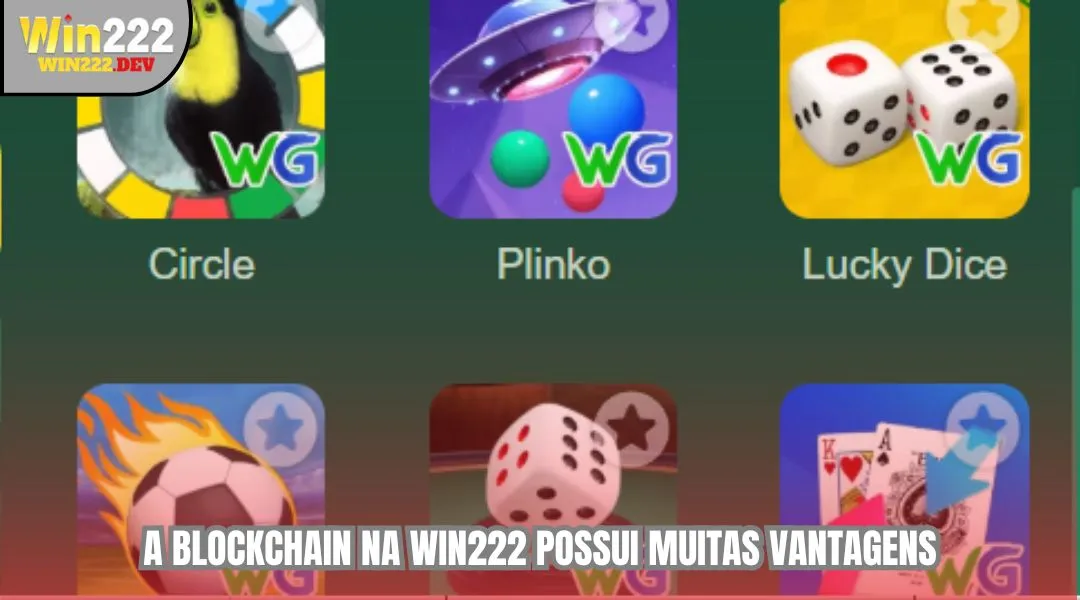 A blockchain na WIN222 possui muitas vantagens